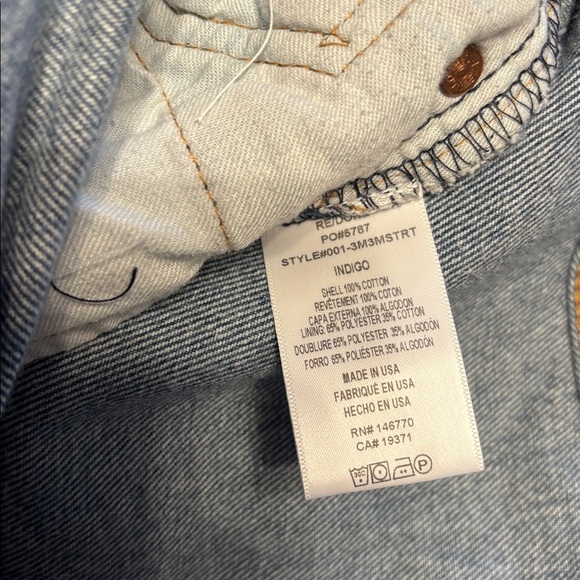 BNWT men’s Levi & RE/DONE straight upcycled vintage jeans - Picture 8 of 12